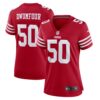 Women's San Francisco 49ers Michael Dwumfour Nike Scarlet Home Game Player Jersey