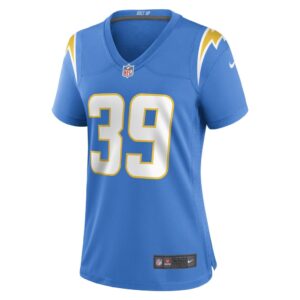 Women's Los Angeles Chargers Michael Jacquet Nike Powder Blue Game Player Jersey