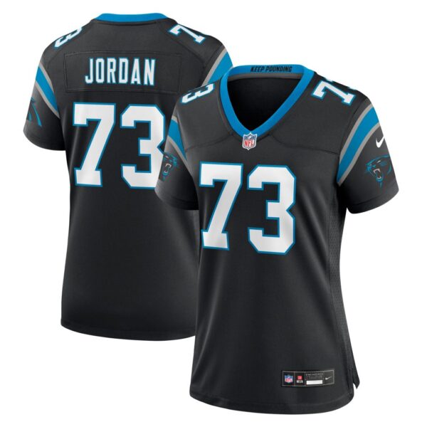 Women's Carolina Panthers Michael Jordan Nike Black Team Game Jersey