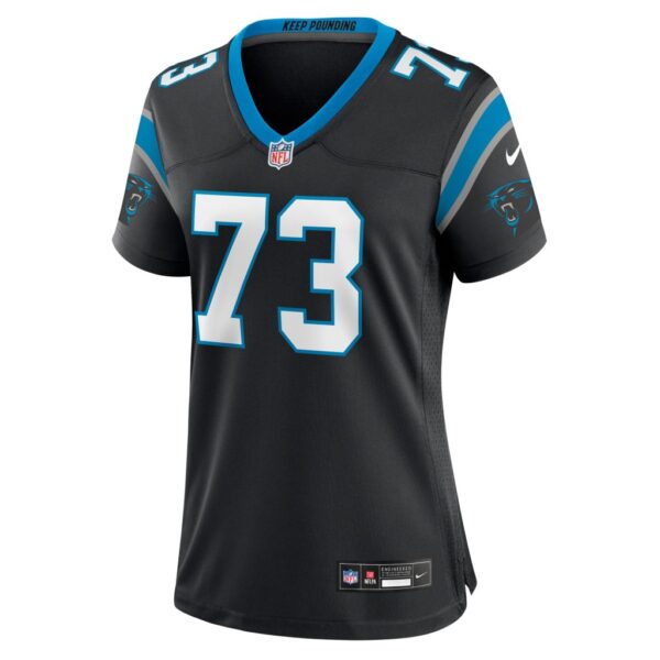 Women's Carolina Panthers Michael Jordan Nike Black Team Game Jersey