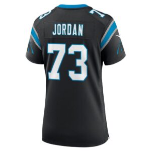 Women's Carolina Panthers Michael Jordan Nike Black Team Game Jersey