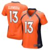 Women's Denver Broncos Michael Ojemudia Nike Orange Game Jersey