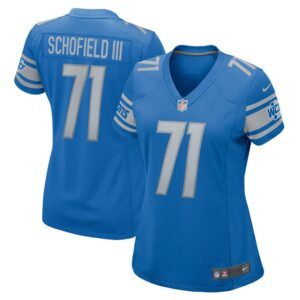 Michael Schofield Detroit Lions Nike Women's Game Jersey - Blue