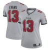 Women's Tampa Bay Buccaneers Mike Evans Nike Gray Inverted Legend Jersey