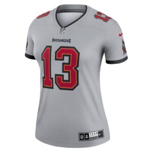 Women's Tampa Bay Buccaneers Mike Evans Nike Gray Inverted Legend Jersey