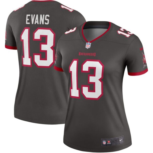 Women's Tampa Bay Buccaneers Mike Evans Nike Pewter Alternate Legend Jersey