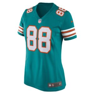 Women's Miami Dolphins Mike Gesicki Nike Aqua Alternate Game Jersey