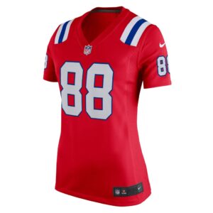 Women's New England Patriots Mike Gesicki Nike Red Alternate Game Jersey