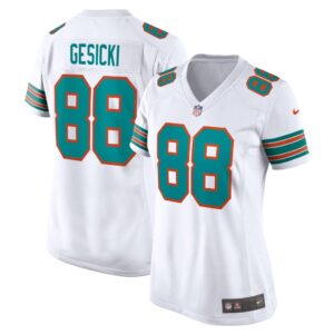 Women's Miami Dolphins Mike Gesicki Nike White Alternate Game Jersey