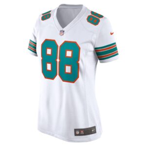 Women's Miami Dolphins Mike Gesicki Nike White Alternate Game Jersey