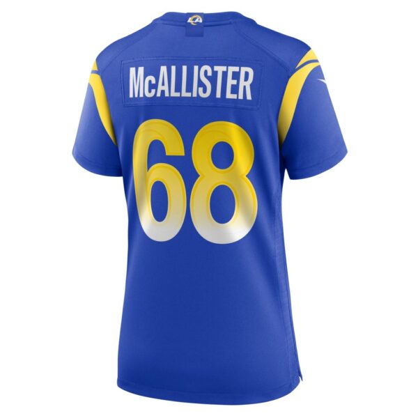 Women's Los Angeles Rams Mike McAllister Nike Royal Home Game Jersey