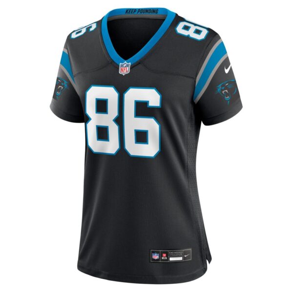 Mike Strachan Carolina Panthers Nike Women's Game Jersey - Black