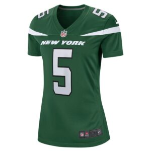 Women's New York Jets Mike White Nike Gotham Green Game Player Jersey