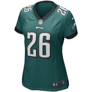 Women's Nike Miles Sanders Midnight Green Philadelphia Eagles Game Jersey