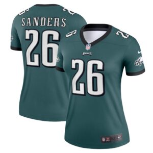 Women's Philadelphia Eagles Miles Sanders Nike Midnight Green Legend Jersey