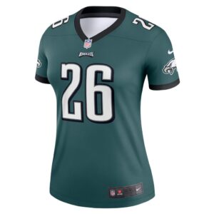 Women's Philadelphia Eagles Miles Sanders Nike Midnight Green Legend Jersey