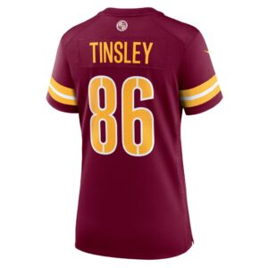 Women's Washington Commanders Mitchell Tinsley Nike Burgundy Team Game Jersey