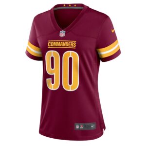 Women's Washington Commanders Montez Sweat Nike Burgundy Player Game Jersey