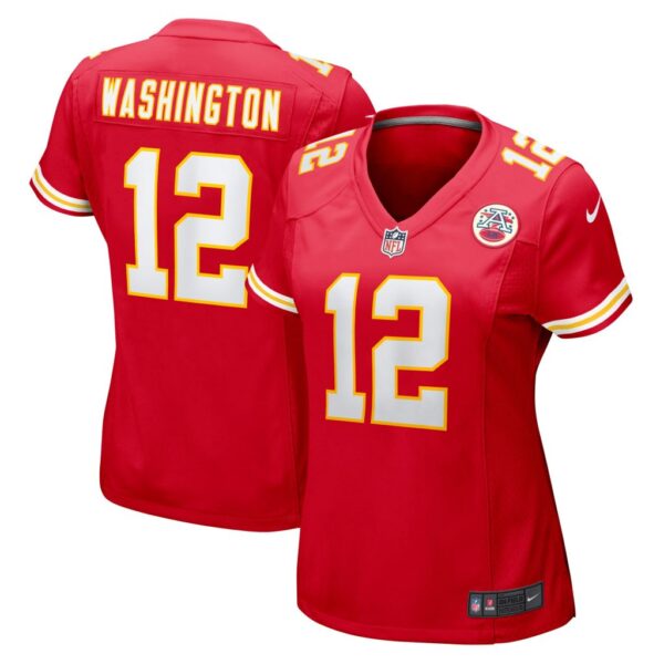 Montrell Washington Kansas City Chiefs Nike Women's Team Game Jersey - Red