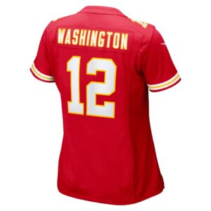 Montrell Washington Kansas City Chiefs Nike Women's Team Game Jersey - Red