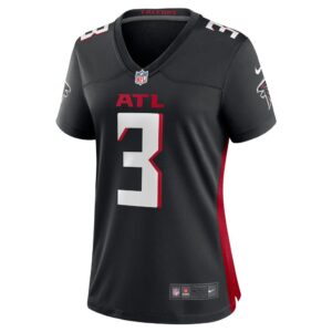 Women's Atlanta Falcons Mykal Walker Nike Black Game Player Jersey