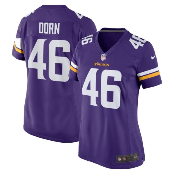 Women's Minnesota Vikings Myles Dorn Nike Purple Game Jersey