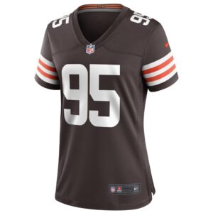 Myles Garrett Cleveland Browns Nike Women's Player Game Jersey - Brown