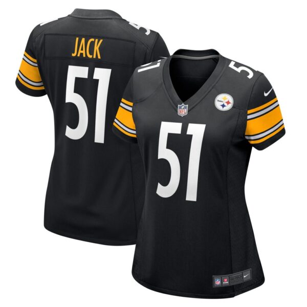 Women's Pittsburgh Steelers Myles Jack Nike Black Game Player Jersey