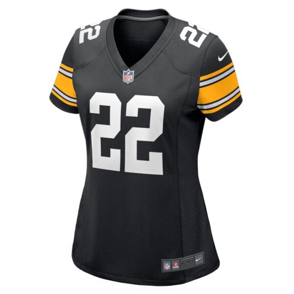 Women's Pittsburgh Steelers Najee Harris Nike Black Game Player Jersey