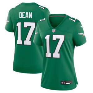 Nakobe Dean Philadelphia Eagles Nike Women's Alternate Game Jersey - Kelly Green