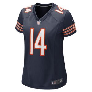 Women's Chicago Bears Nathan Peterman Nike Navy Game Player Jersey