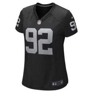 Women's Las Vegas Raiders Neil Farrell Jr. Nike Black Game Player Jersey