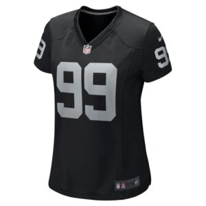 Nesta Jade Silvera Las Vegas Raiders Nike Women's Team Game Jersey - Black