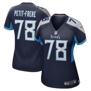 Women's Tennessee Titans Nicholas Petit-Frere Nike Navy Game Player Jersey