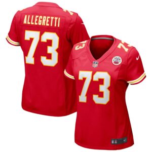 Women's Kansas City Chiefs Nick Allegretti Nike Red Game Jersey