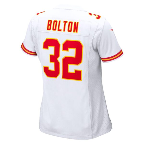 Women's Kansas City Chiefs Nick Bolton Nike White Away Game Player Jersey