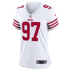 Women's San Francisco 49ers Nick Bosa Nike White Player Game Jersey