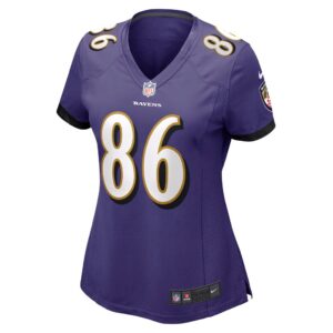 Women's Baltimore Ravens Nick Boyle Nike Purple Game Jersey