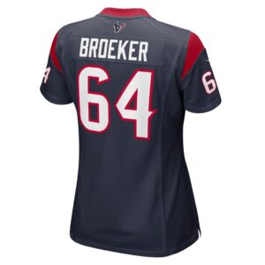 Nick Broeker Houston Texans Nike Women's Team Game Jersey - Navy