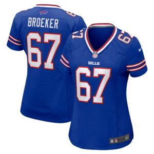 Women's Buffalo Bills Nick Broeker Nike Royal Home Game Jersey