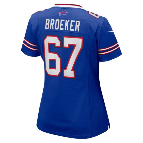 Women's Buffalo Bills Nick Broeker Nike Royal Home Game Jersey