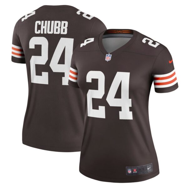 Women's Cleveland Browns Nick Chubb Nike Brown Legend Jersey