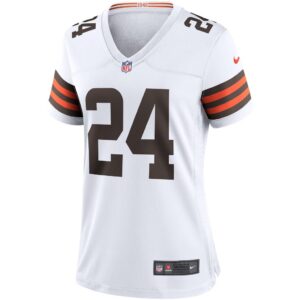 Women's Nike Nick Chubb White Cleveland Browns Game Jersey