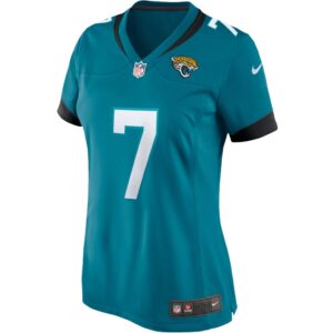 Women's Jacksonville Jaguars Nick Foles Nike Teal Game Player Jersey