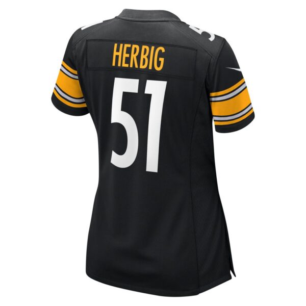 Nick Herbig Pittsburgh Steelers Nike Women's Game Jersey - Black