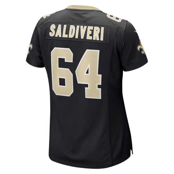 Nick Saldiveri New Orleans Saints Nike Women's Team Game Jersey - Black