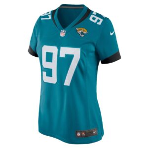 Women's Jacksonville Jaguars Nick Thurman Nike Teal Home Game Player Jersey