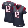 Women's Houston Texans Nico Collins Nike Navy Game Jersey