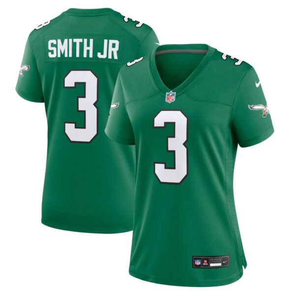 Nolan Smith Philadelphia Eagles Nike Women's Alternate Game Jersey - Kelly Green