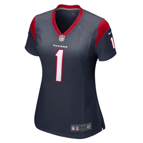 Number 1 Mom Houston Texans Nike Women's Game Jersey - Navy